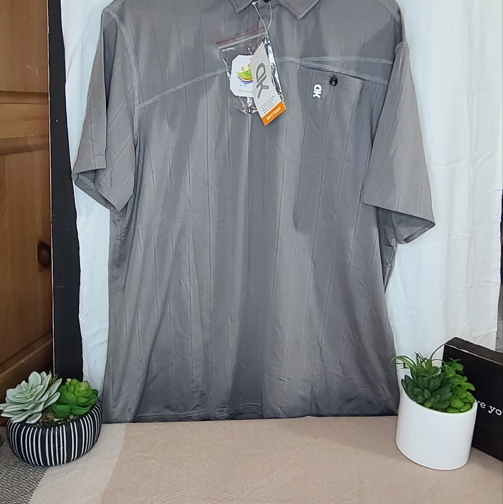 Little donkey Andy polo shirt xlg gray